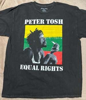 Peter Tosh Equal Rights Graphic T-Shirt Size Medium
